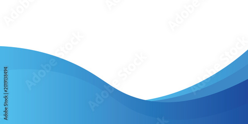 Abstract blue wavy business background. Vector illustration