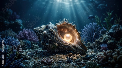 underwater coral reef