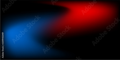 Obraz na plátně Abstract Blue and Red Fluid Gradient Background