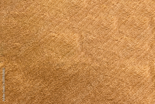 Canvas Print The texture of brown flannel fabric