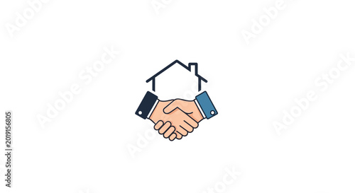 Фотография Handshake for home and partnership.