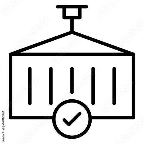 Foto export competitiveness outline icon