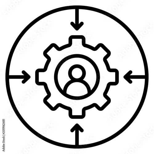 personalization outline icon