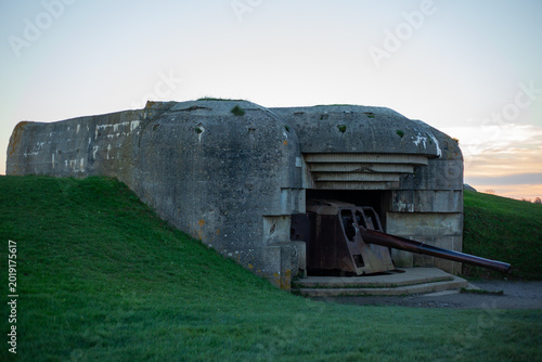 Bild auf Leinwand Abandoned Atlantic Wall bunker