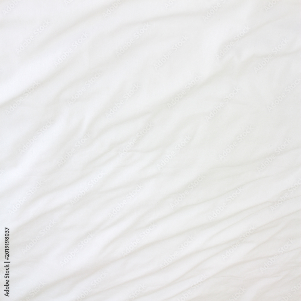 Obraz premium white bedding sheets texture for background