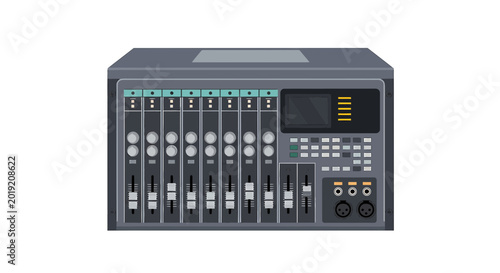 Professional Multi Channel Audio Mixer for Sound Production