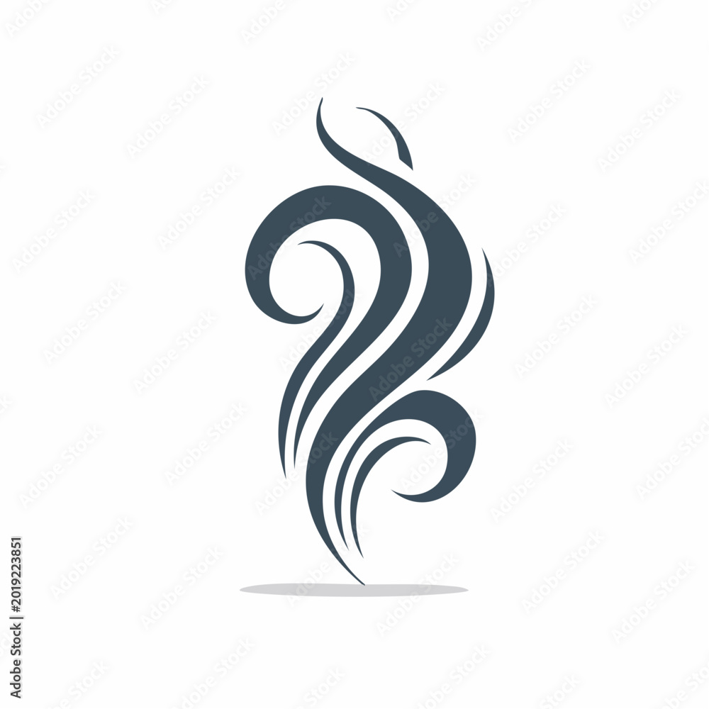 Obraz premium Abstract Swirl Design Element