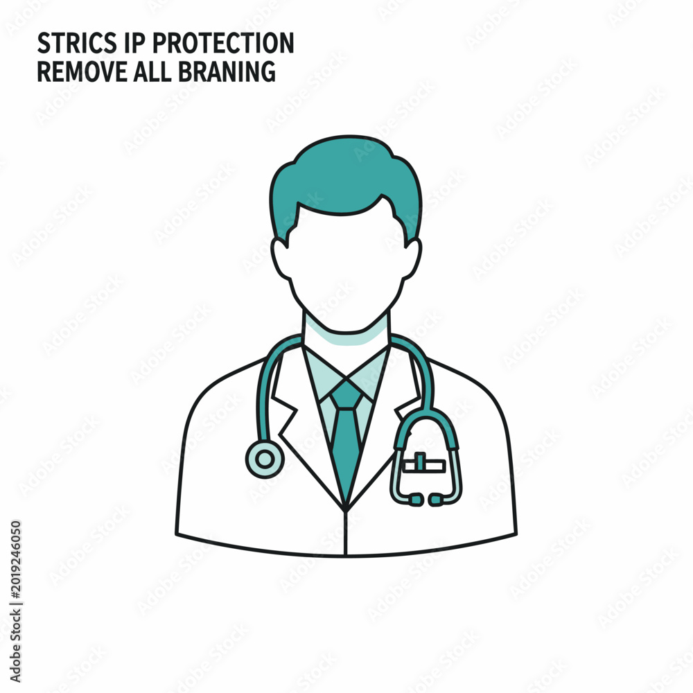 Fototapeta premium Doctor Medical Professional Healthcare Worker.
