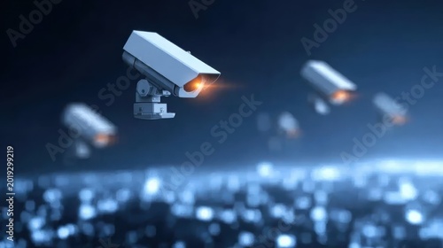 Security monitors show a cyber threat attacking a vulnerability, while the defense system activates to stop a breach of the satellite communication network now.