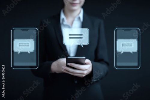 Urban dwellers seek interaction and communication, using a messaging chat for a conversation that stays active with a smart notification service tool.