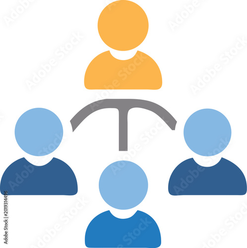People icons showing organizational hierarchy