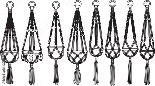 Photos Vector line drawing of musical instrument bows hanging on wall Vector