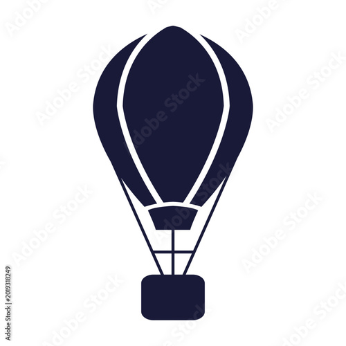 hot air balloon vector illustration, best used for template, UI, presentation, application, web and banner