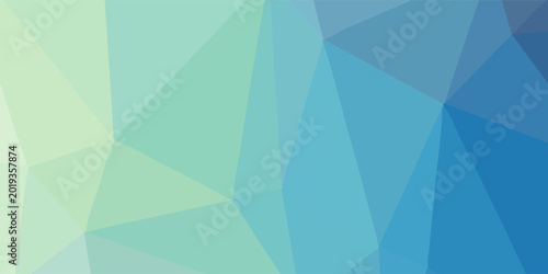 Bild auf Leinwand Vector Delaunay Voronoi trianglify color diagram background