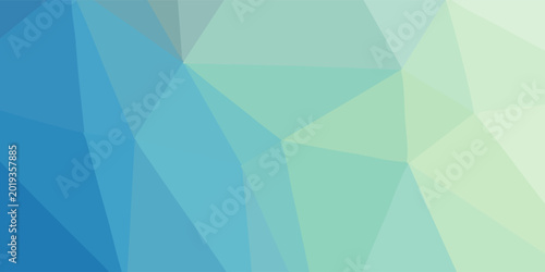 Tableau sur toile Vector Delaunay Voronoi trianglify color diagram background