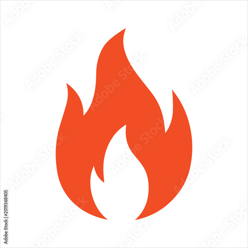 Obraz na plátně Red hot fire