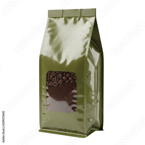 Fresh green tea leaves with bud in cup isolated on transparent background