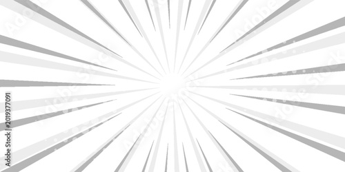 Tablou pe pânză abstract gray white sun rays, retro styled comics book texture background, halft