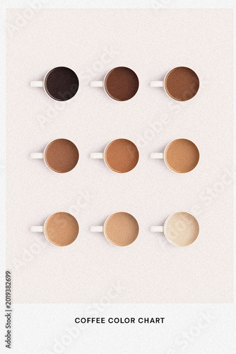 Different shades of Coffee