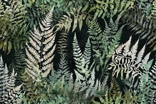 fern leaves background