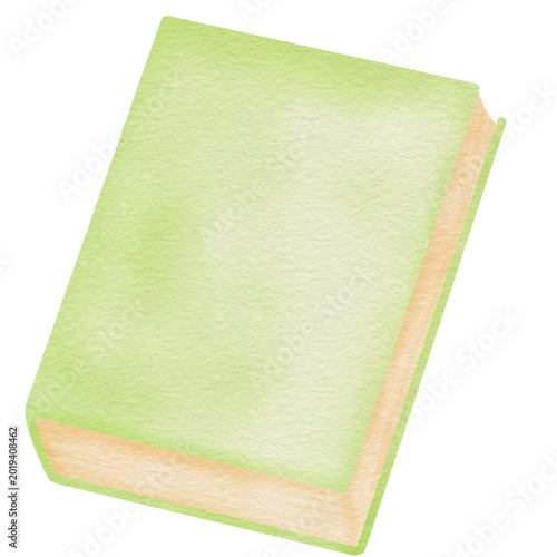 green book isolated on white