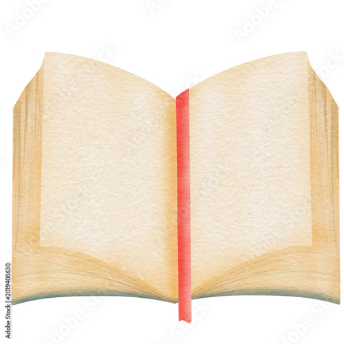 open book isolated on white