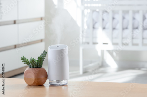 Air humidifier with plant o...