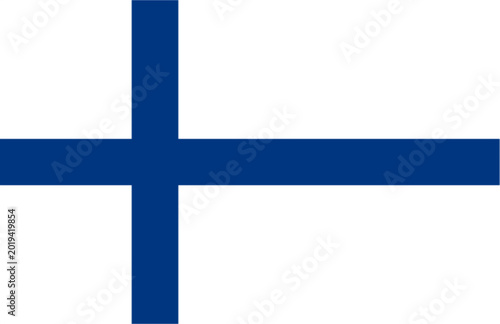 Waving Flag of Finland