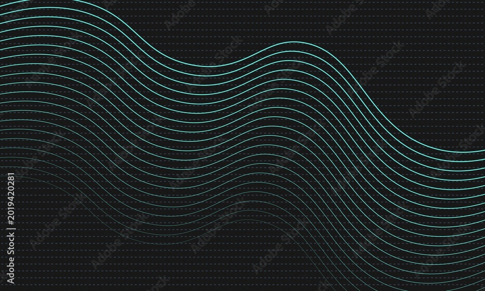 Naklejka premium Dark background with colorful line 