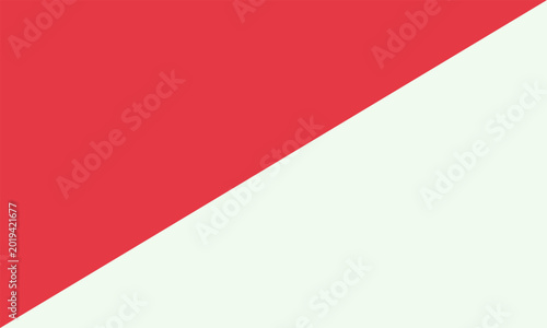 Free Download Red and white diagonal split background with a white frame border for graphic design illustration - GFXLoad