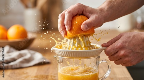 Freshly Squeezed Orange Juice - A Burst of Citrus Flavor.