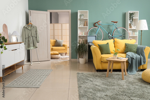 Interior of stylish living ...