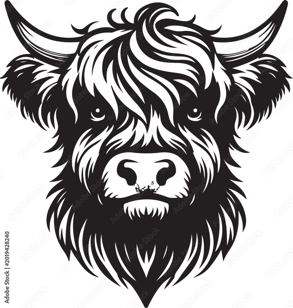 Fototapeta premium Highland Cow 