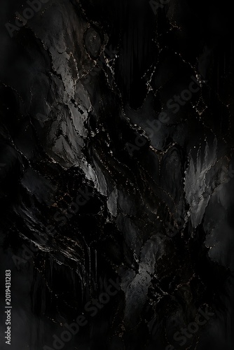 Dark black abstract grunge background with grunge effect