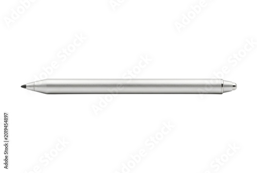 Bilde på lerret Sleek silver digital stylus pen for tablets