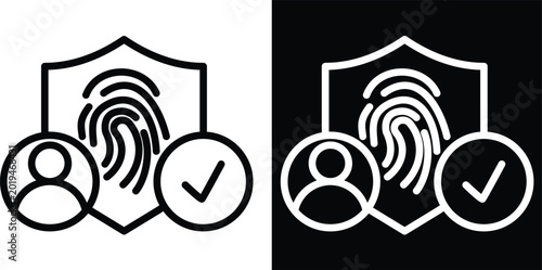 Photos verify Two-tone version in black and white background