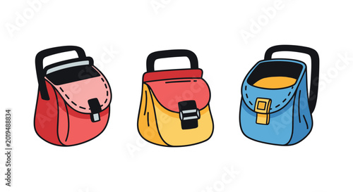 ChalkBag Line art vector set creative simple abstract