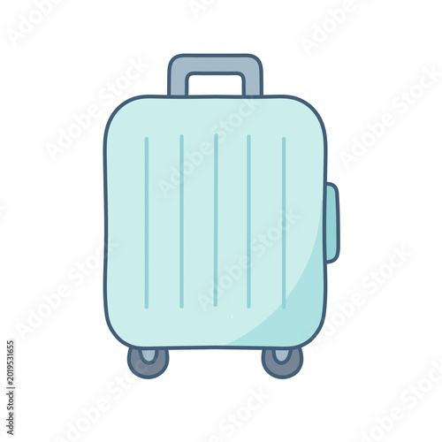 Travel Suitcase Blue