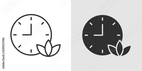 Wellness Reminder Icon representing healthy habit tracking and self care notifications.