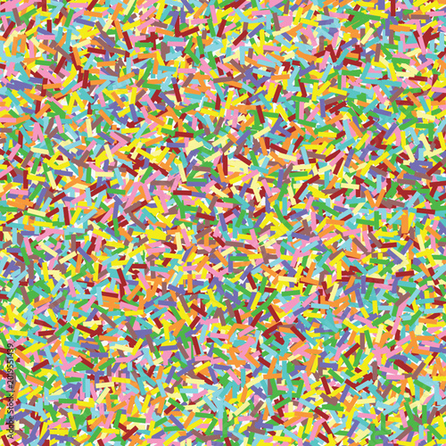 Colorful confetti background pattern. Vector illustration.