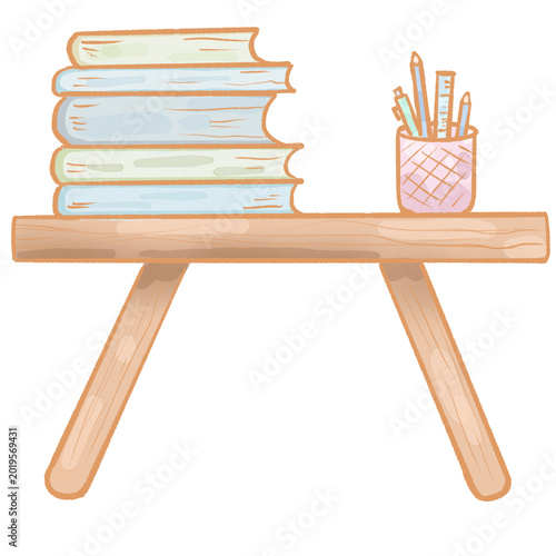 Canvastavla writing desk