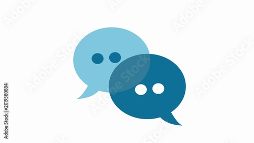 Online Chat Bubble Message Animation