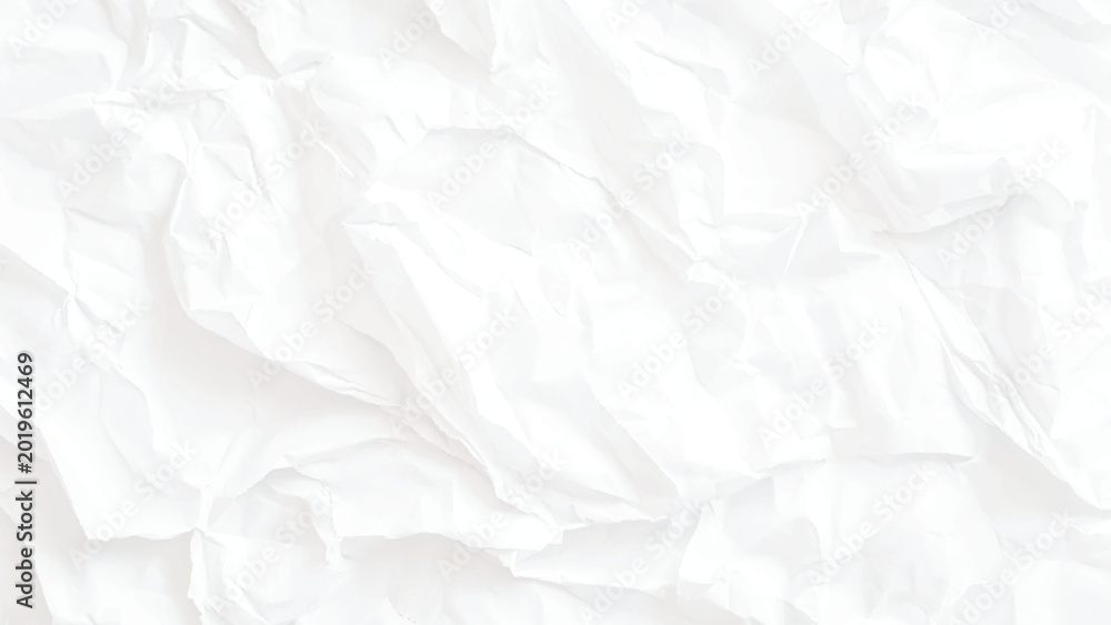 Fototapeta premium White creased poster texture 