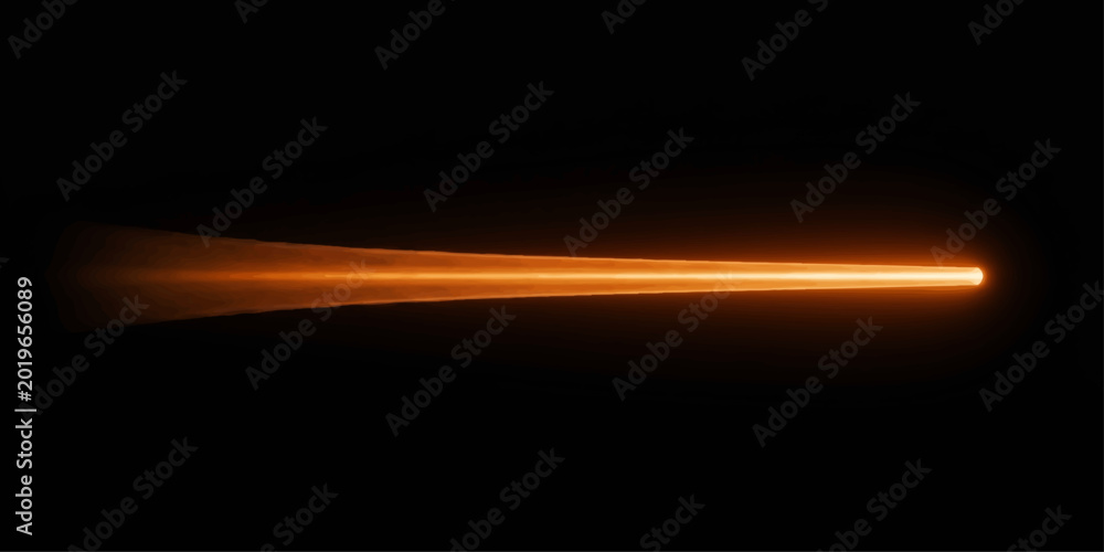 Fototapeta premium Abstract background vector featuring glowing lines and digital light effects with orange fire energy waves and blue motion flares on a dark black space backdrop illustration