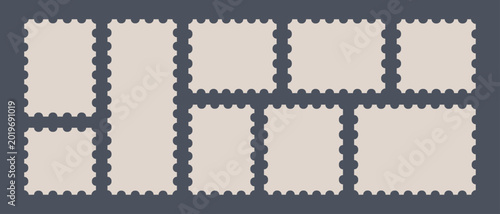 Foto Postage stamps collection