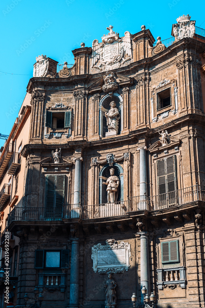 Fototapeta premium Palermo. Pearl of Sicily and the Mediterranean. Magnificent Italy.
