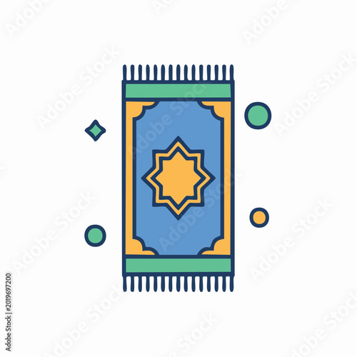 Islamic Prayer Rug Icon