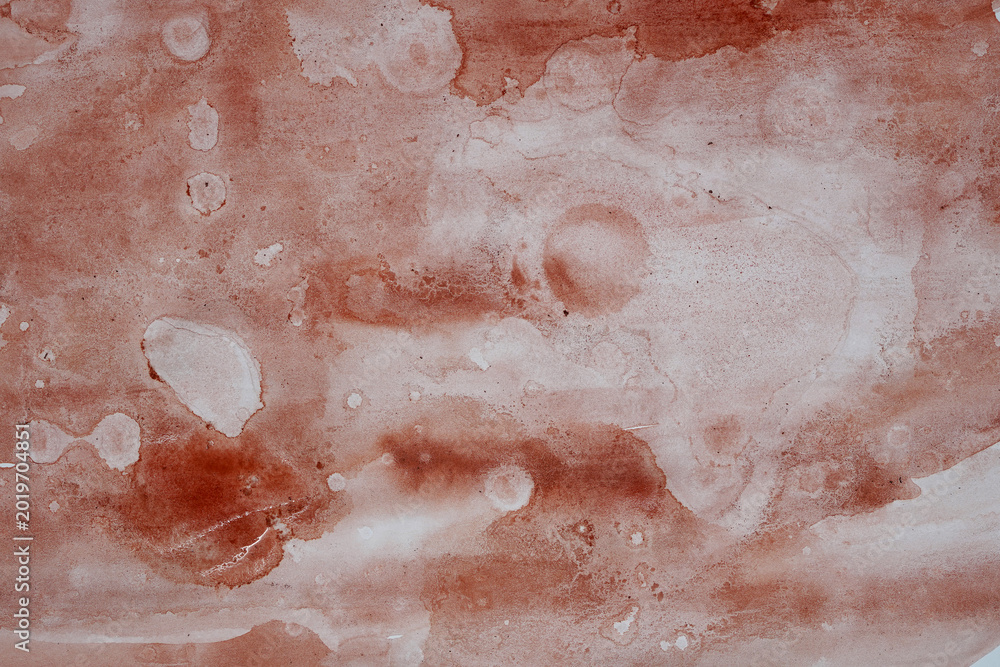 Fototapeta premium Abstract watercolor texture with soft earthy pink and beige tones.