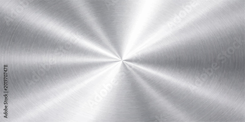 Photos A polished silver brushed metal texture features a smooth stainless steel surfac