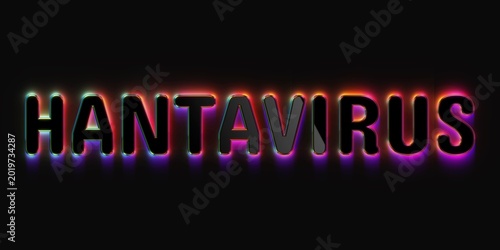 Hantavirus bannière (black et néon)